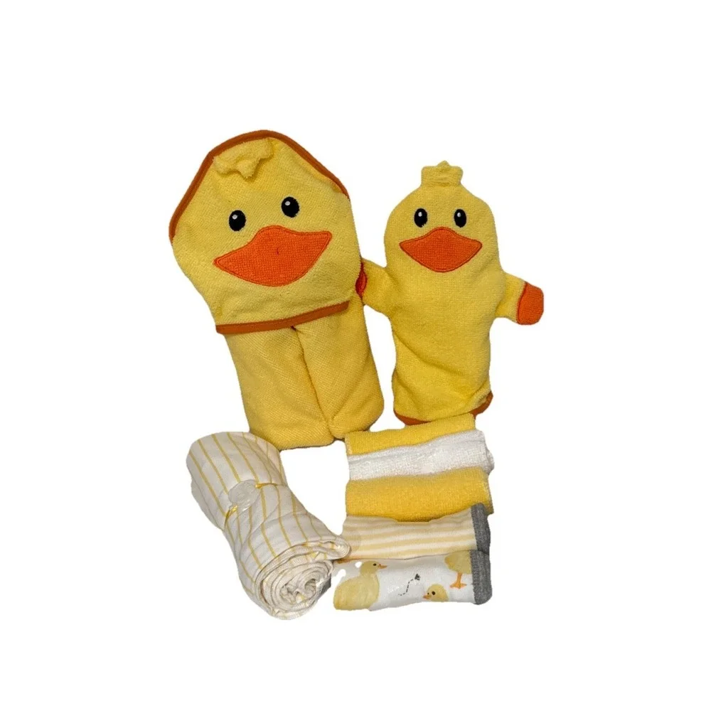 Baby Shower Bath Time New Baby Gift, Rubber Ducky Themed‎ Filled Newborn Bathtub